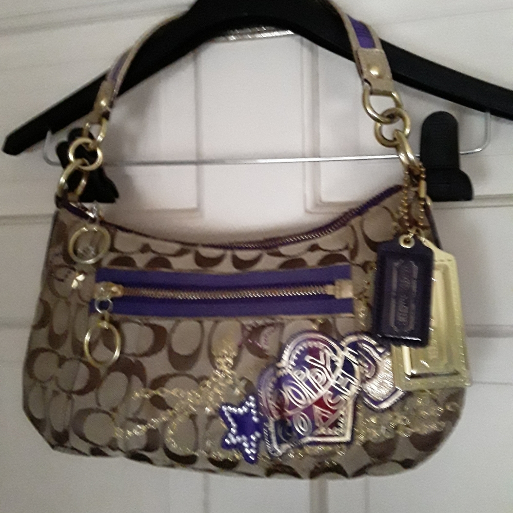 Coach Signature Cs Poppy Coach Handbag